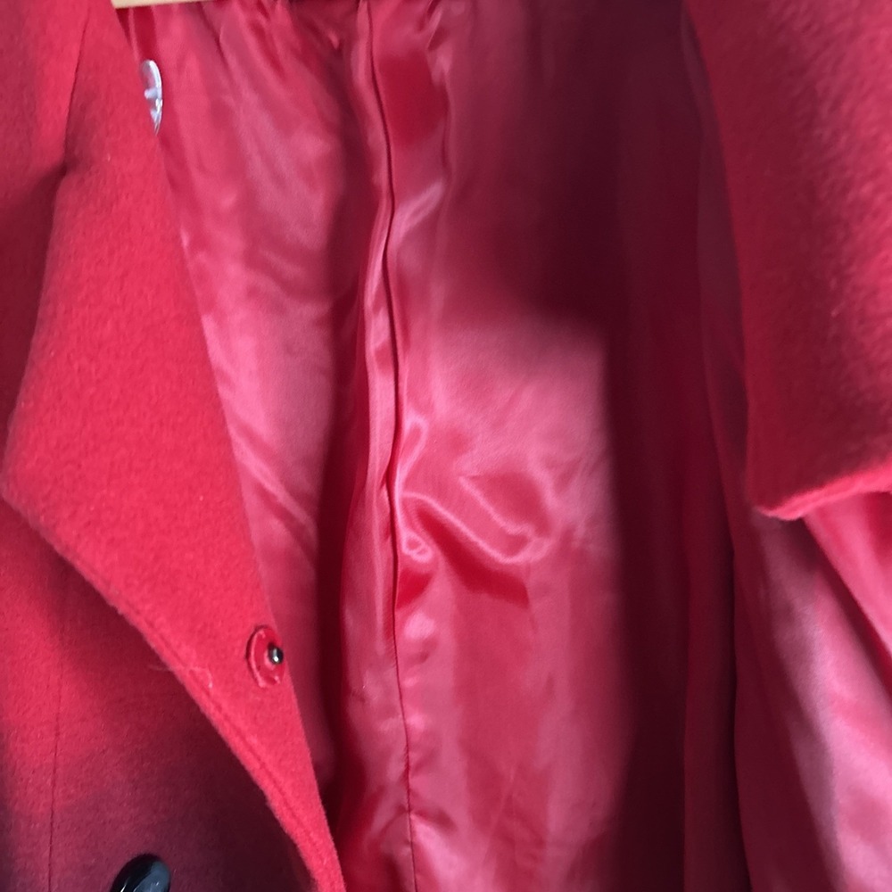 Worthington Wool Dress Coat Ladies Women S Red Ombre NWT Retail $250.00 c2655 - Picture 9 of 9